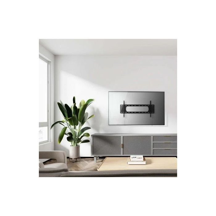 AISENS - SOPORTE ECO ULTRA DELGADO PARA MONITOR/TV 80KG DE 43-90, NEGRO