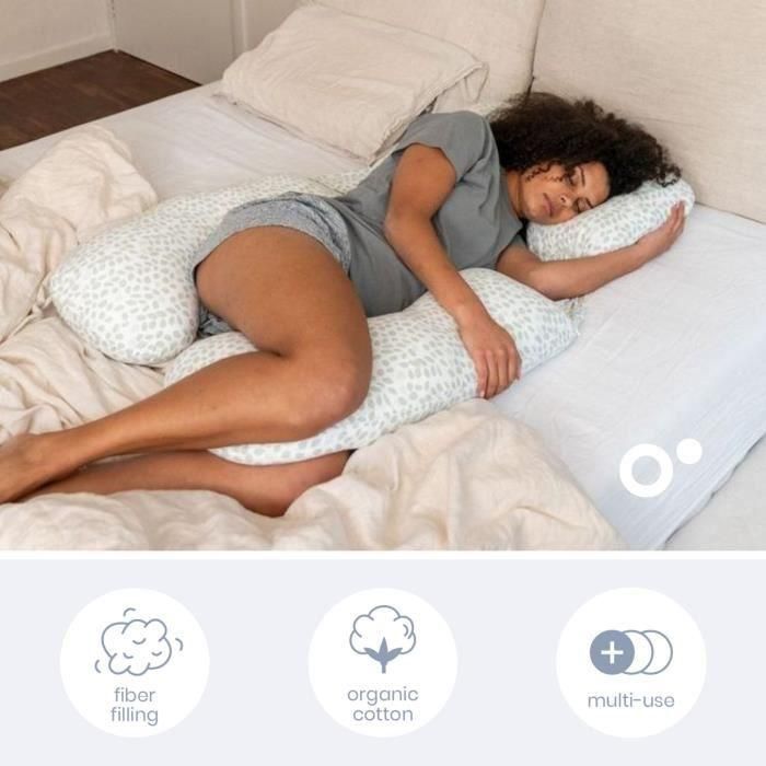 doomoo Maxxy Almohada de Embarazo y Lactancia - Formato XXL - Ultra Cómoda, Verde 3 doomoo Maxxy Almohada de Embarazo y Lactancia - Formato XXL - Ultra Cómoda, Verde 3