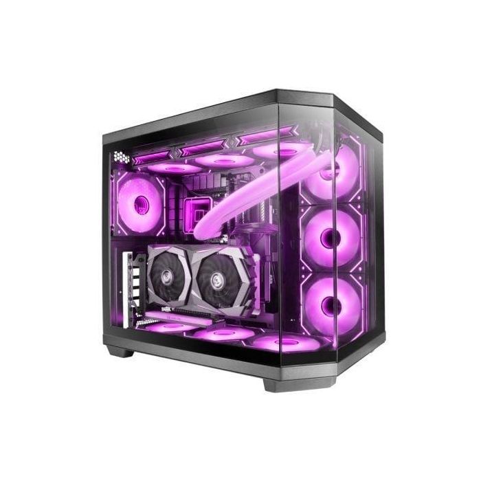 Mars Gaming MC-3TCORE Caja Gaming Semitorre Negra, Triple Cristal Templado, Soporte Placas Conector Inverso, Alta Refrigeración Mars Gaming MC-3TCORE Caja Gaming Semitorre Negra, Triple Cristal Templado, Soporte Placas Conector Inverso, Alta Refrigeración