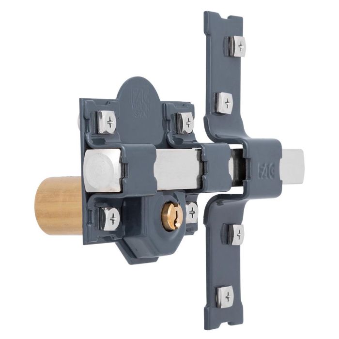 Fac Cerrojo Seguridad 201-l/80 Pintado F01189 con 3 Llaves de Serreta 1