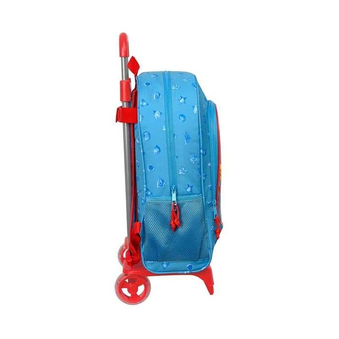 Mochila Escolar con Ruedas SuperThings Rescue force 32 x 42 x 14 cm Azul 4