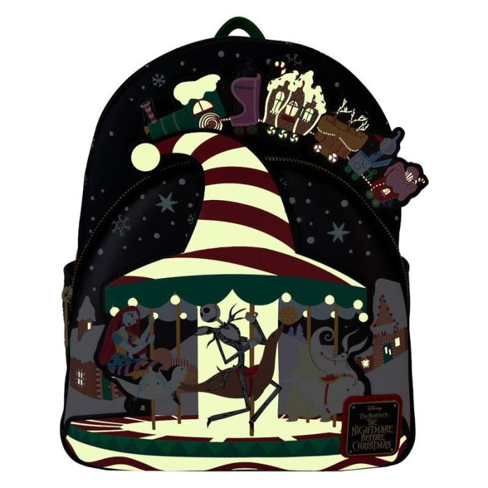 Mochila Journey to Christmas Town Pesadilla Antes de Navidad Disney Loungefly 2
