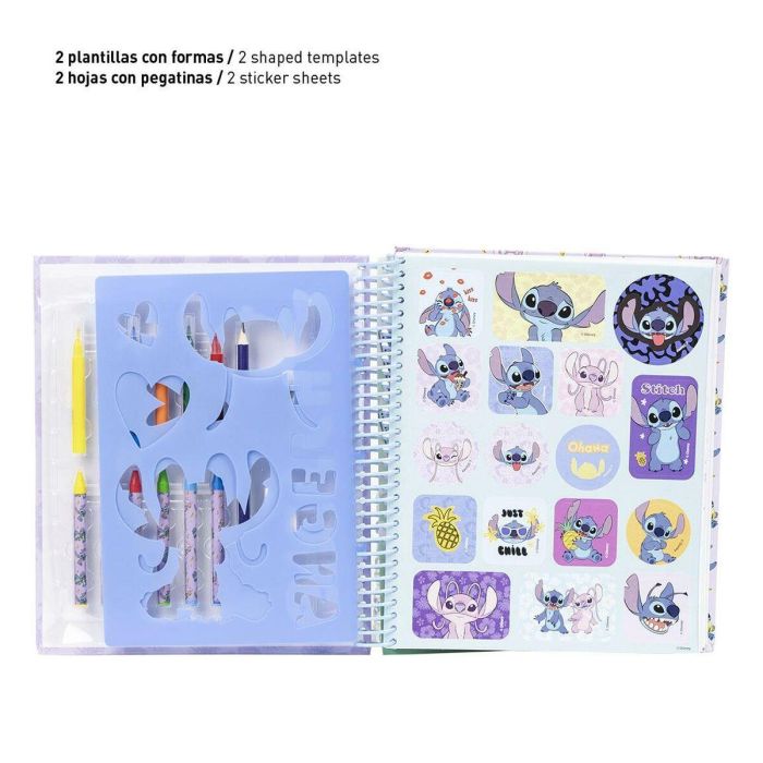 Album actividades coloreable stitch 3