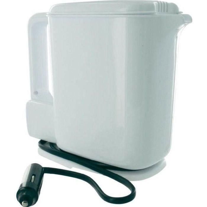 Hervidor Eléctrico 12V 1 Litro 170W Blanco y Azul Hervidor Eléctrico 12V 1 Litro 170W Blanco y Azul