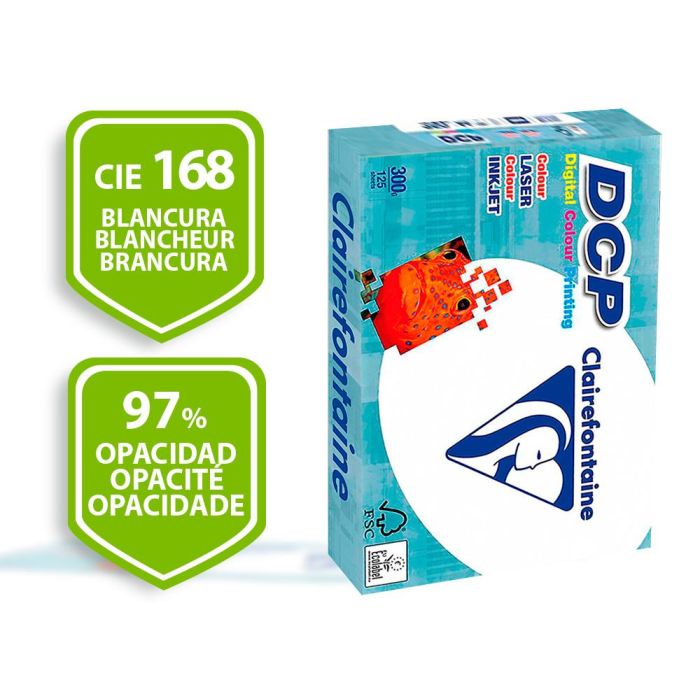 Papel Fotocopiadora Clairefontaine Din A4 300 gramos Paquete De 125 Hojas 1