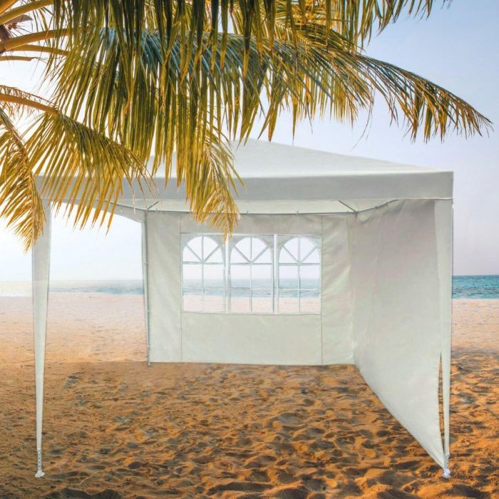 Cenador Aktive 270 x 255 x 270 cm Acero Crema 3 Cenador Aktive 270 x 255 x 270 cm Acero Crema 3