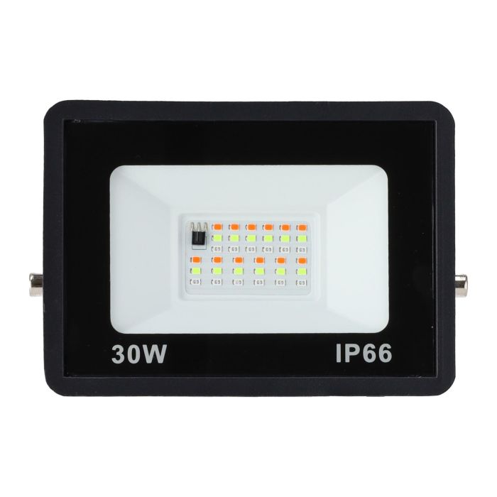 Proyector LED RGBW con Mando a Distancia 30W [HO-ICRGBFL-30W] IP65 Exterior 1