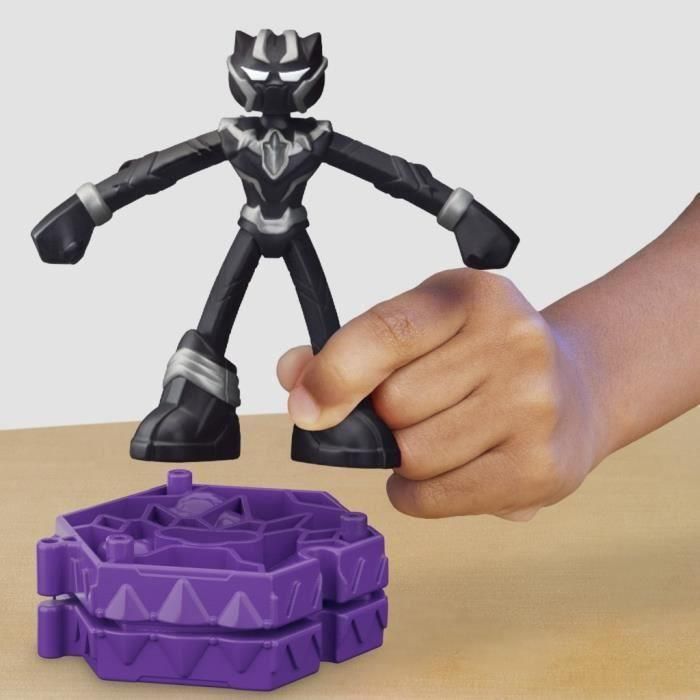Play-Doh Black Panther, garras afiladas con figura flexible y masa para modelar, 4 años, Marvel 3 Play-Doh Black Panther, garras afiladas con figura flexible y masa para modelar, 4 años, Marvel 3
