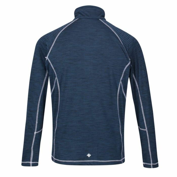 Camiseta de Manga Larga Hombre Regatta Yonder Half-Zip Azul oscuro 7