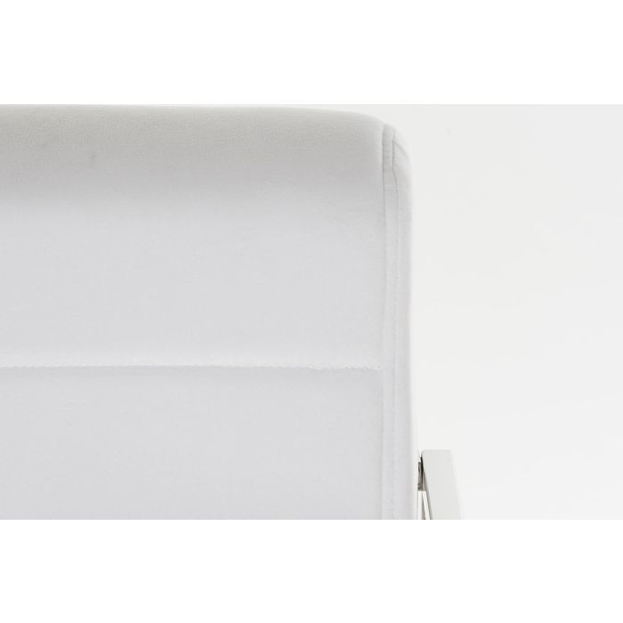 DKD Home Decor Butaca Blanco Acero y Poliester 68 x 92 x 56 cm 5