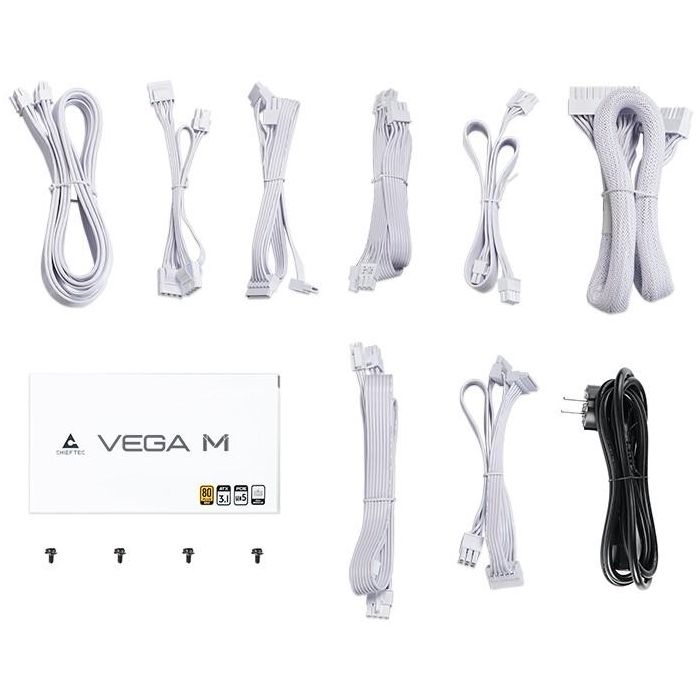 1000W Chieftec VEGA M White 80Plus Gold 3 1000W Chieftec VEGA M White 80Plus Gold 3