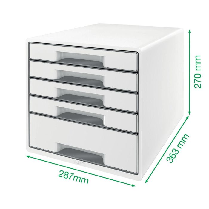 Cajón Archivador Leitz WOW CUBE Blanco 1 Cajón Archivador Leitz WOW CUBE Blanco 1