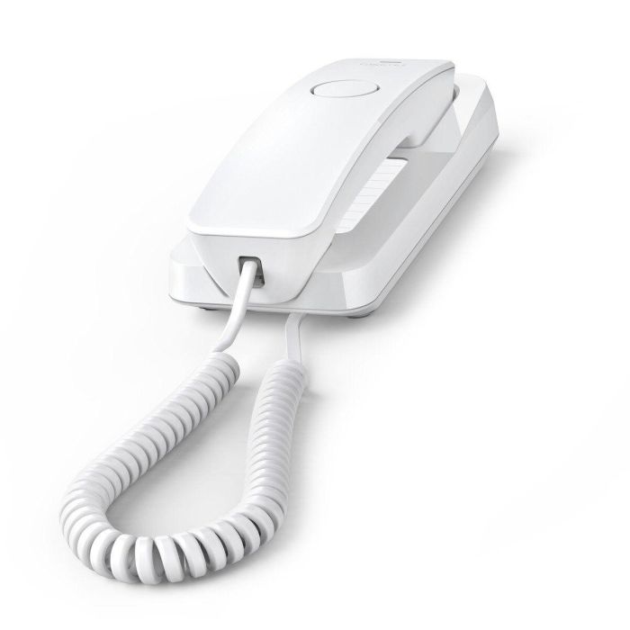 Gigaset Desk 200 Teléfono analógico Blanco, S30054-H6539-R602, Terminal con conexión por cable, 1 entrada en lista de direcciones 9