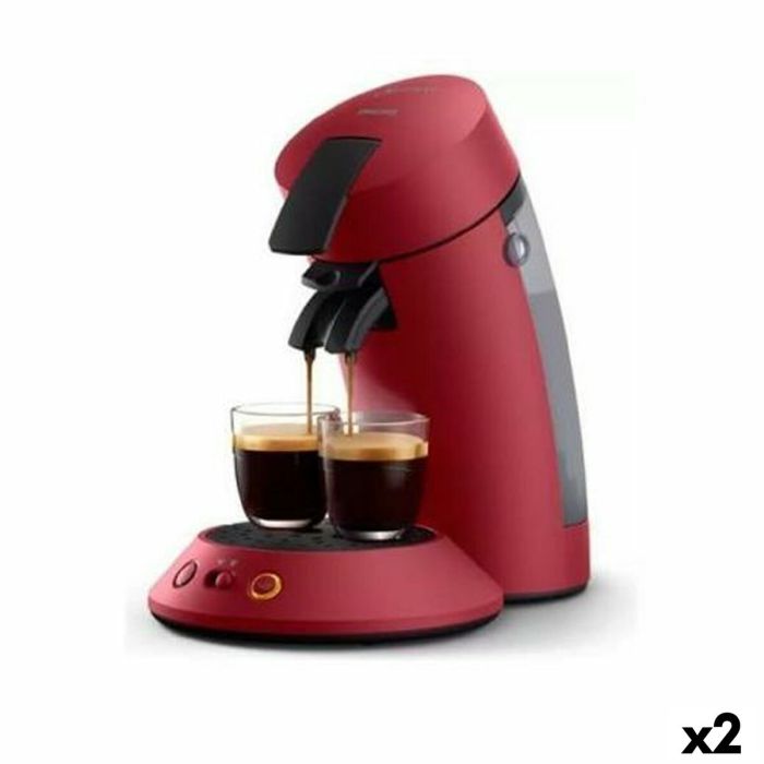 Cafetera de Cápsulas Philips SENSEO ORIGINAL PLUS Rojo 1 bar 0,7 L (2 Unidades) 0 Cafetera de Cápsulas Philips SENSEO ORIGINAL PLUS Rojo 1 bar 0,7 L (2 Unidades) 0