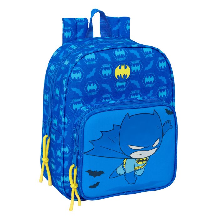 Safta Mochila Guardería Batman Adaptable a Carro con Bolsillo Preescolar 3+ Años 22x27x10 cm Safta Mochila Guardería Batman Adaptable a Carro con Bolsillo Preescolar 3+ Años 22x27x10 cm