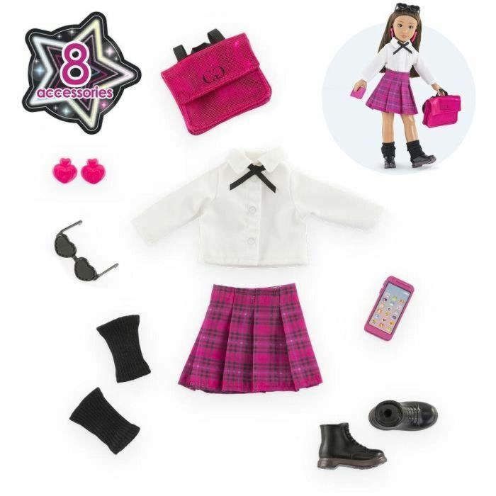 Corolle COR1717690564988 Vestidor de Colegio Inglés para Muñecas 8 Accesorios 0 Corolle COR1717690564988 Vestidor de Colegio Inglés para Muñecas 8 Accesorios 0