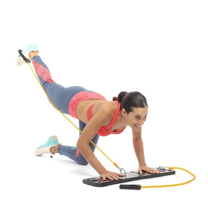 Tabla de Flexiones Push-Up con Bandas de Resistencia y Guía de Ejercicios Pulsher InnovaGoods 5