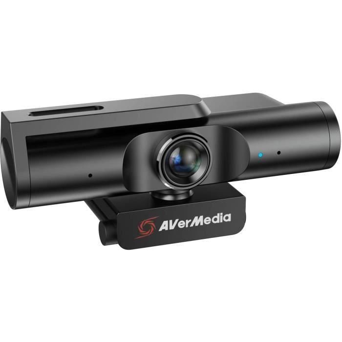 AverMedia Live Streamer CAM 513-4K Cámara Web 4K Ultra HD Gran Angular IA Foco Fijo USB 3.0 Streaming Videoconferencia 4
