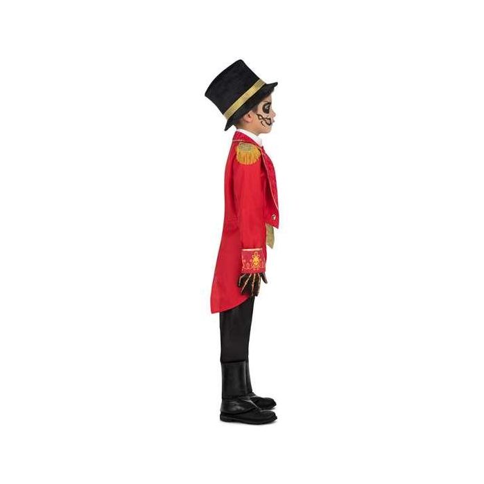 Disfraz jefe de pista siniestro sombrero, chaqueta, chaleco con camisa, guantes, pantalón y cubrebotas talla 3-4 y 1 Disfraz jefe de pista siniestro sombrero, chaqueta, chaleco con camisa, guantes, pantalón y cubrebotas talla 3-4 y 1