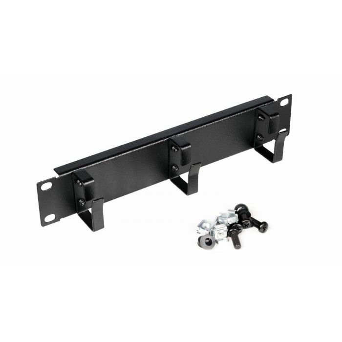 Equip 10" Kabeldurchführung mit Ringeinsatz. 1U schwarz 1