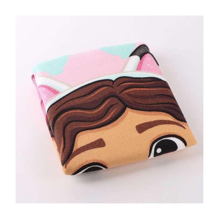 Cerdá Poncho Microfibra Gabby's Dollhouse 55.0 x 77.0 x 1.0 cm Light Pink 2