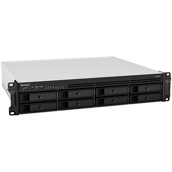 Synology RS1221RP+ NAS RackStation 8-Bahías Ryzen Embedded V1500B 4GB RAM DDR4 (Bastidor 2U) para Pequeñas y Medianas Empresas 5