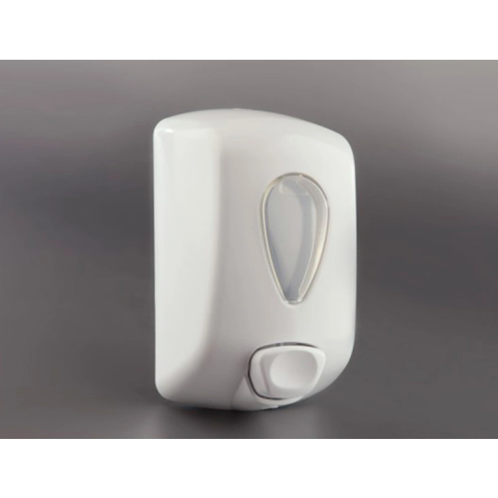 Dahi Dispensador Gel Lavamanos ABS Blanco Antigoteo Cierre Llave Capacidad 0.9L Medidas 210x128x90 mm 1