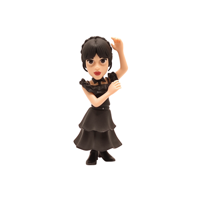 Minix Figura Wednesday Addams Vestido Baile 12 cm Minix Figura Wednesday Addams Vestido Baile 12 cm