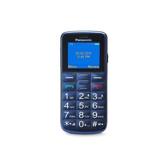 Teléfono Móvil para Mayores Panasonic KX-TU110EX 1,77" TFT Bluetooth LED Azul Teléfono Móvil para Mayores Panasonic KX-TU110EX 1,77" TFT Bluetooth LED Azul