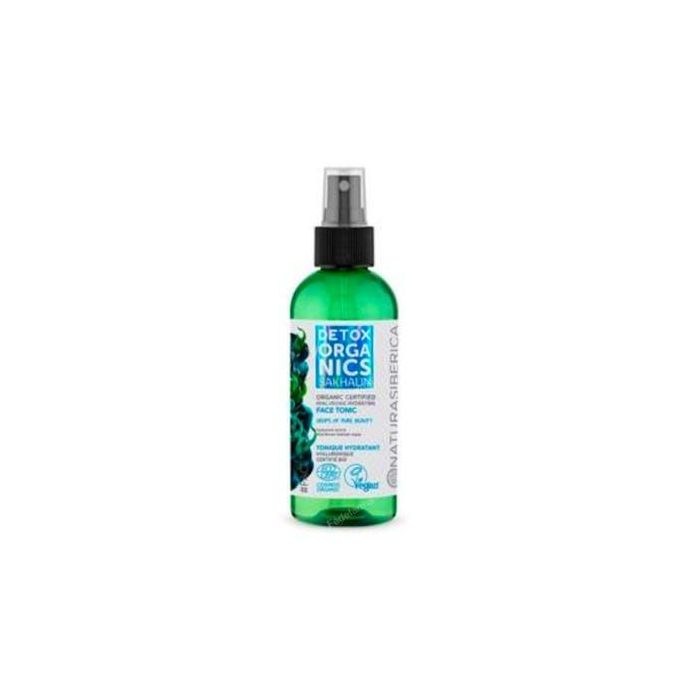 NATURA SIBERICA Tónico Hidratante Facial con Ácido Hialurónico y Algas Marinas 170ml Vegano Cosmos Organic