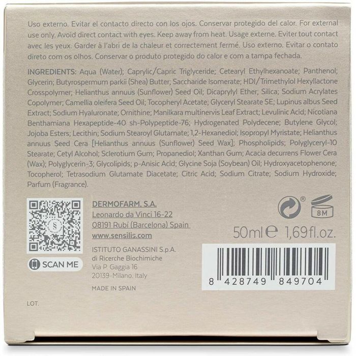 Sensilis Eternalist A.G.E. Crema Día Antiarrugas y Antiedad para Pieles Maduras o Secas 50 ml 1 Sensilis Eternalist A.G.E. Crema Día Antiarrugas y Antiedad para Pieles Maduras o Secas 50 ml 1