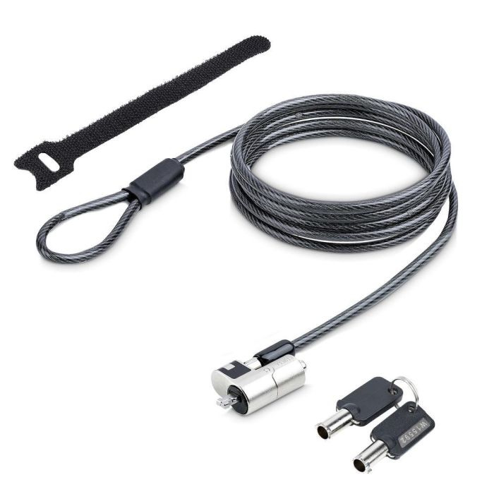 Cable de Seguridad Startech NANOK-LAPTOP-LOCK 2 m 5 Cable de Seguridad Startech NANOK-LAPTOP-LOCK 2 m 5