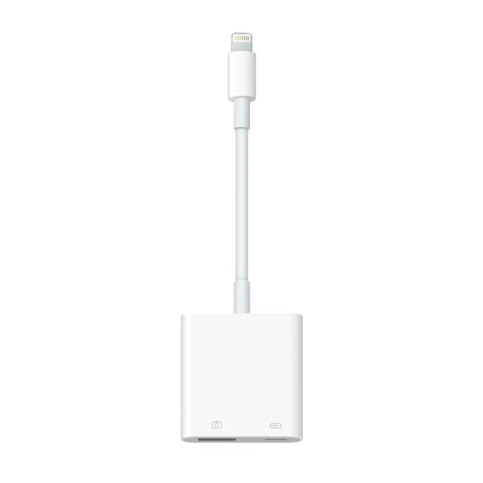 Apple Adaptador Lightning a USB-A para iPhone iPad iPod, Conector Lightning Macho Hembra, Transferencia Datos y Carga 0 Apple Adaptador Lightning a USB-A para iPhone iPad iPod, Conector Lightning Macho Hembra, Transferencia Datos y Carga 0