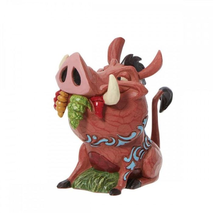 Enesco Figura Mini Disney El Rey León Pumbaa - Resina Pintada a Mano 7.5 cm
