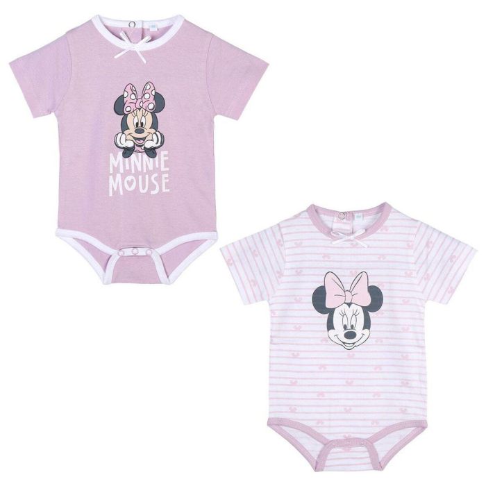 Body Minnie Mouse 2 Unidades Rosa