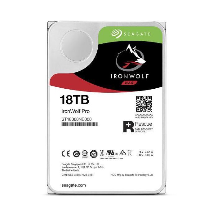 Seagate 18 TB, SATA 6Gb/s, 26.11 x 101.85 x 146.99 mm, 670 g 3 Seagate 18 TB, SATA 6Gb/s, 26.11 x 101.85 x 146.99 mm, 670 g 3