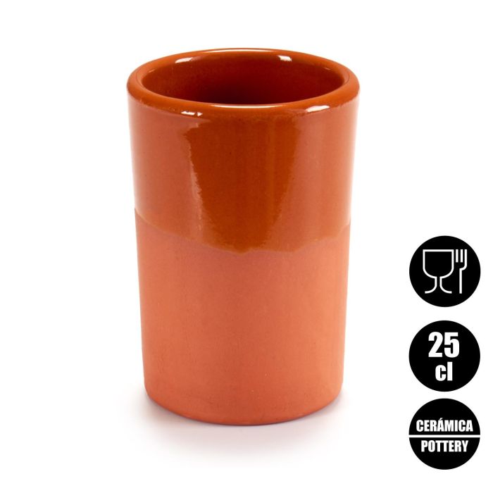 Vaso Barro 250Ml La Dehesa 7X10CM (16 Unidades) 3 Vaso Barro 250Ml La Dehesa 7X10CM (16 Unidades) 3