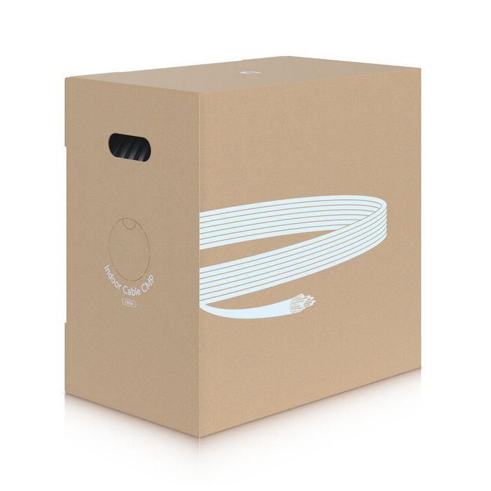 Ubiquiti Indoor, Cat6A, CMP, UTP, 23 AW, 10/100/1000 Base-T, 305 m, white Ubiquiti Indoor, Cat6A, CMP, UTP, 23 AW, 10/100/1000 Base-T, 305 m, white