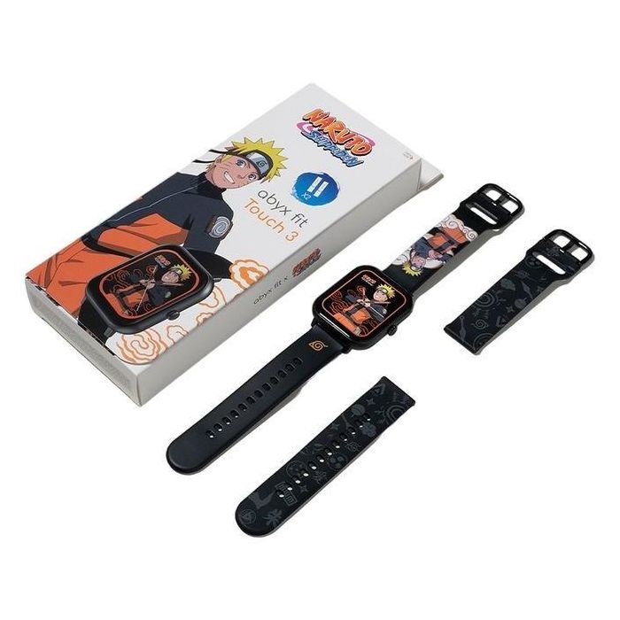 abyx Smartwatch Fit Touch 3 Naruto Uzumaki space grau 1 abyx Smartwatch Fit Touch 3 Naruto Uzumaki space grau 1