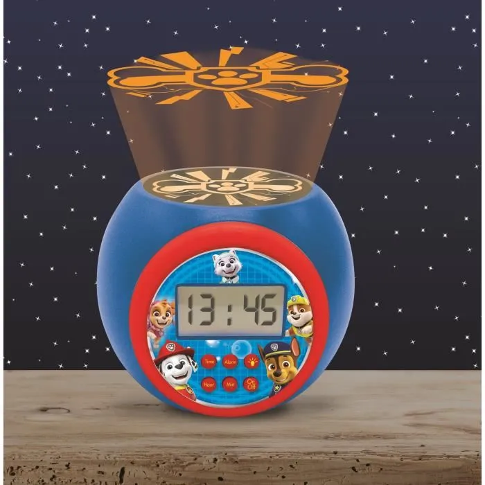 Lexibook Reloj Despertador Patrulla Canina Paw Patrol con Proyección Azul Pantalla LCD Temporizador. 2 Lexibook Reloj Despertador Patrulla Canina Paw Patrol con Proyección Azul Pantalla LCD Temporizador. 2