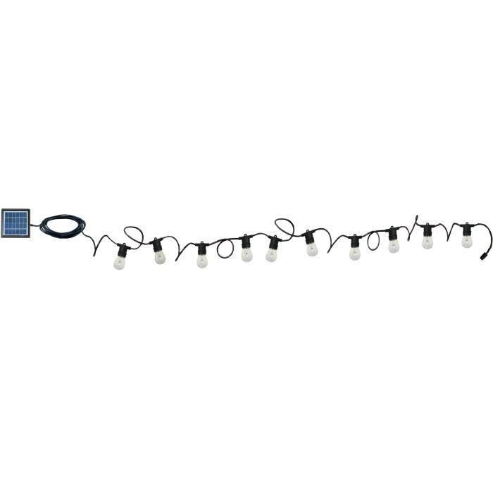 Rio AUC1728590983157 Guirnalda solar Rio Color 5 m negro