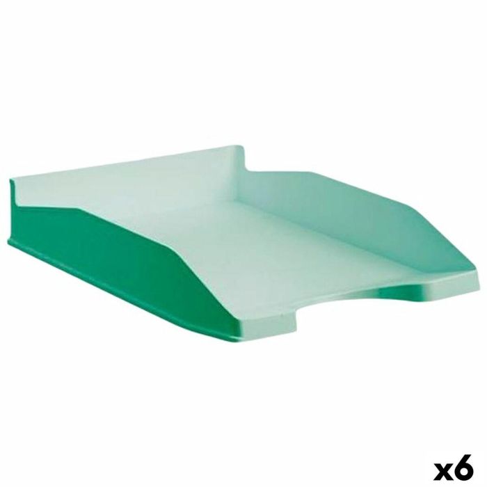 Bandeja para Archivar Archivo 2000 Verde Plástico Reciclable 34,5 x 25,5 x 6 cm (6 Unidades) 0 Bandeja para Archivar Archivo 2000 Verde Plástico Reciclable 34,5 x 25,5 x 6 cm (6 Unidades) 0