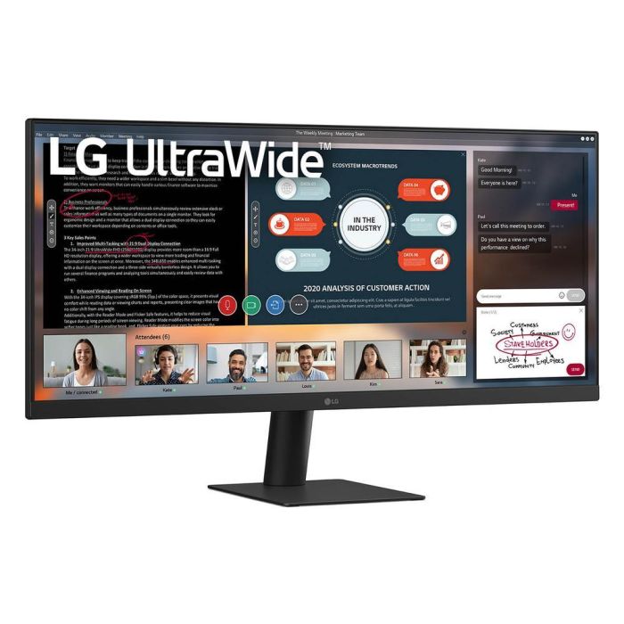 LG 29U511A-B Monitor 29" WFHD IPS 2560x1080 100Hz HDR10 con 1ms MPRT para Oficina 4