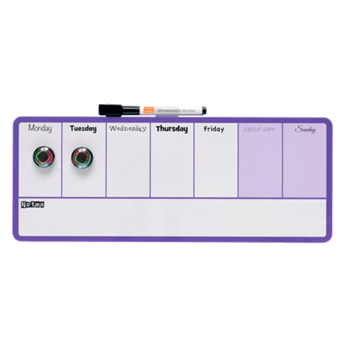Nobo Planificador Semanal Magnético Violeta 140x360 mm 1