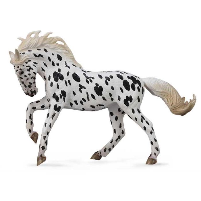 Collecta 88720 Yegua Knabstrup Leopardo Oscuro, Figura Réplica Animal Escala XL Pintada a Mano con Alto Detalle para Niños +3 Años Collecta 88720 Yegua Knabstrup Leopardo Oscuro, Figura Réplica Animal Escala XL Pintada a Mano con Alto Detalle para Niños +3 Años