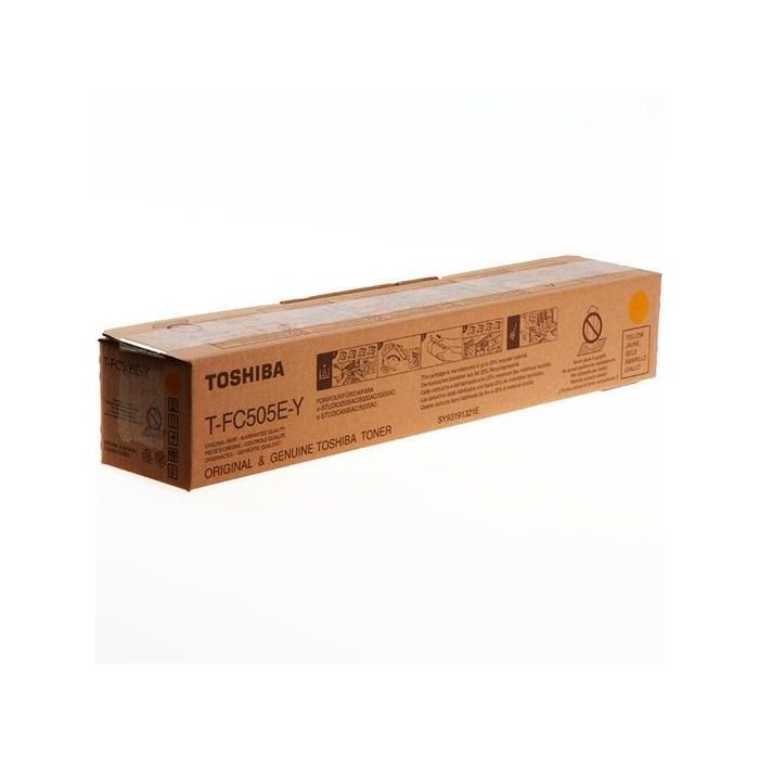 Toshiba T-FC505EY Toner Amarillo para E-Studio Serie 3005 ACG, 2505 AC, 3005, 3505, 4505, 5005, 3005 AC, 3505 AC, 4505 AC, 5005 AC