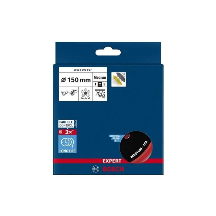 Bosch EXPERT Multiloch-Pad 150mm.mittel.Ind.M8+5/16 1 Bosch EXPERT Multiloch-Pad 150mm.mittel.Ind.M8+5/16 1