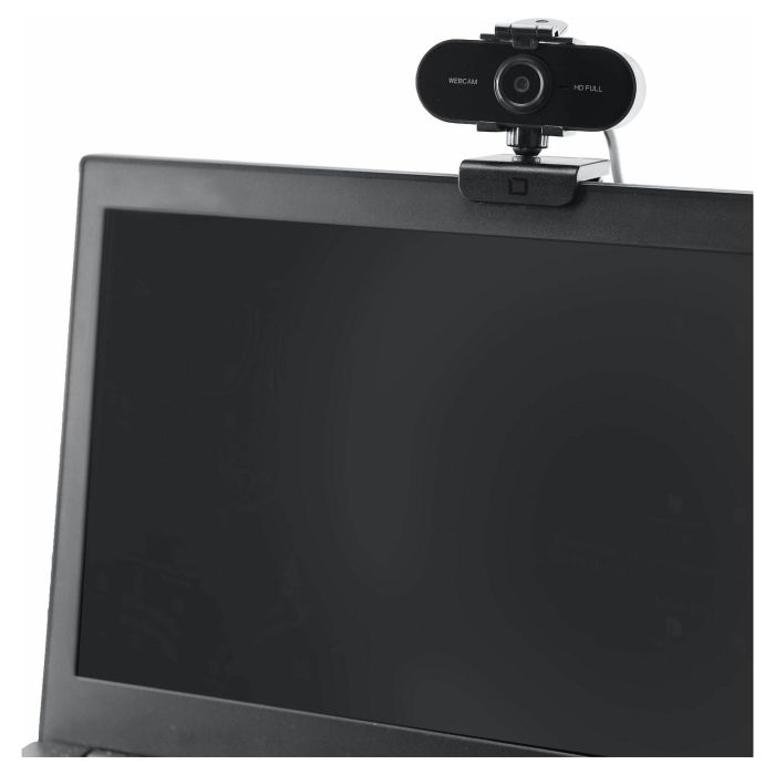 Dicota Webcam 1920 x 1080 USB 2.0 110° Micrófono Digital, Negra