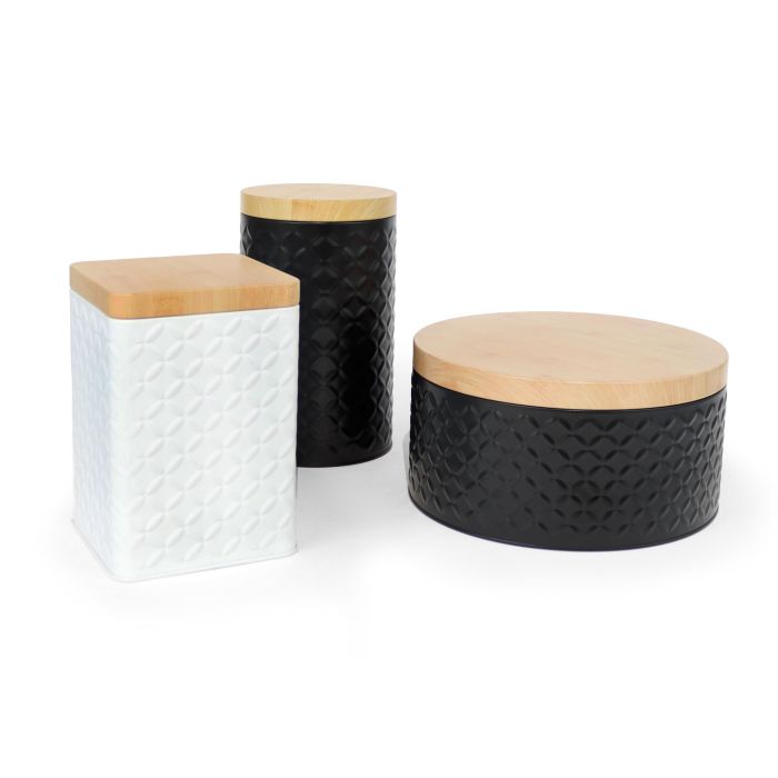 Bote de Metal para Cocina Diamond 8.4 x 13 cm - Inde (12 Unidades) 1 Bote de Metal para Cocina Diamond 8.4 x 13 cm - Inde (12 Unidades) 1