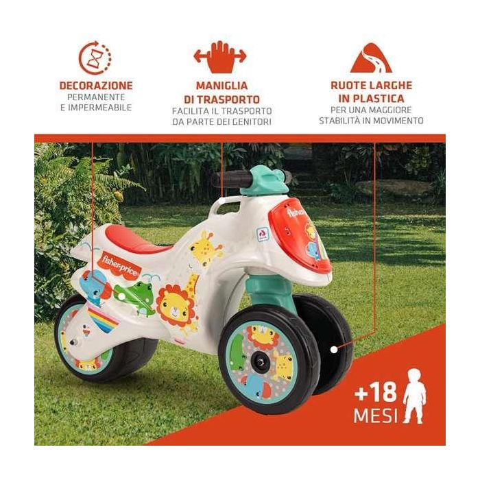 Correpasillos moto fisher price 69x27,5x49 cm 11